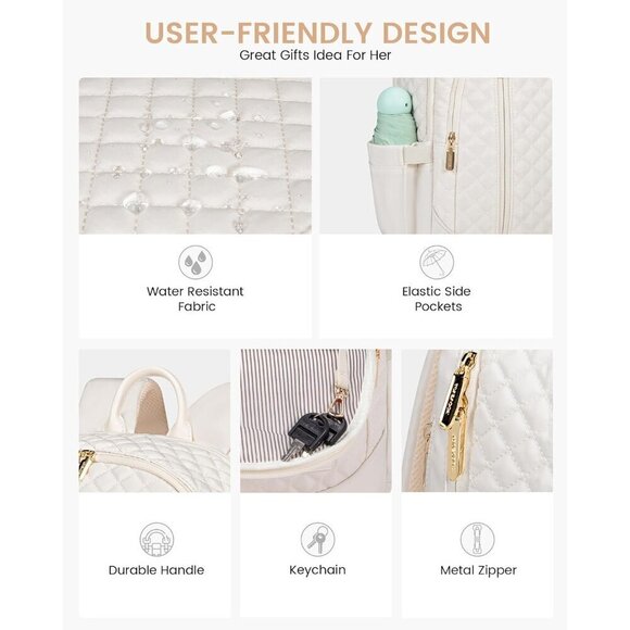 15.6 Inch Work Travel College Anti Theft Large Capacity Commute Bags Purses - Picture 4 of 7